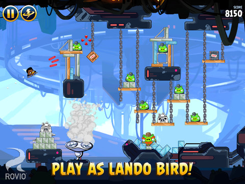 Gratuit : Angry Birds Star Wars, Peggle, Chopper…